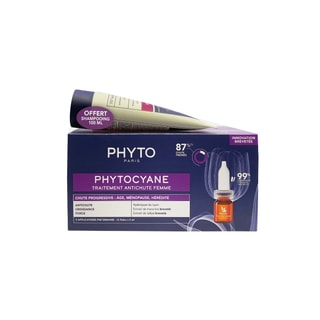 12 ampolas x 5ml + 1 champô 100ml