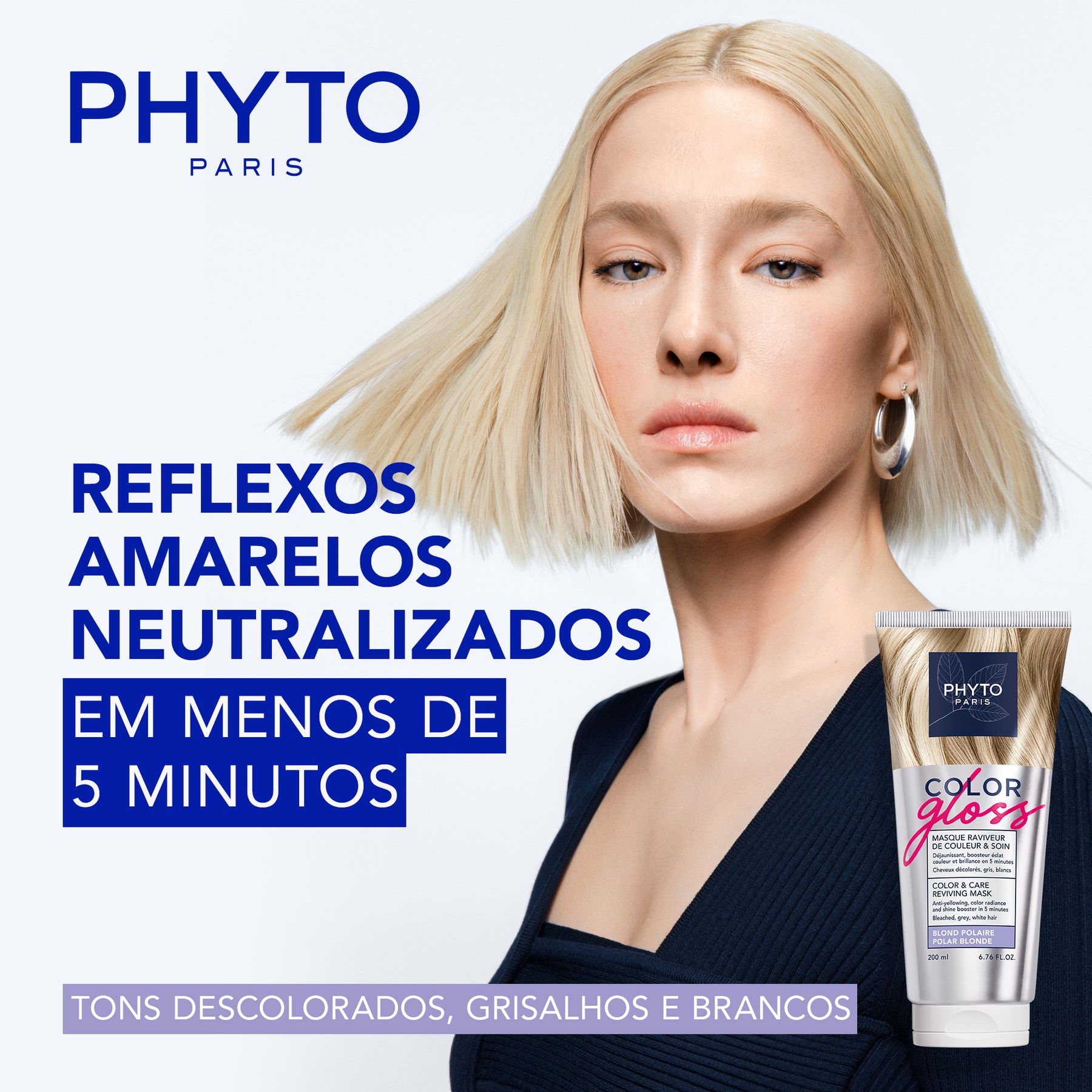 Color GlossColor Gloss MÁSCARA REVITALIZANTE DE COR & CUIDADO - LOURO PLATINADO