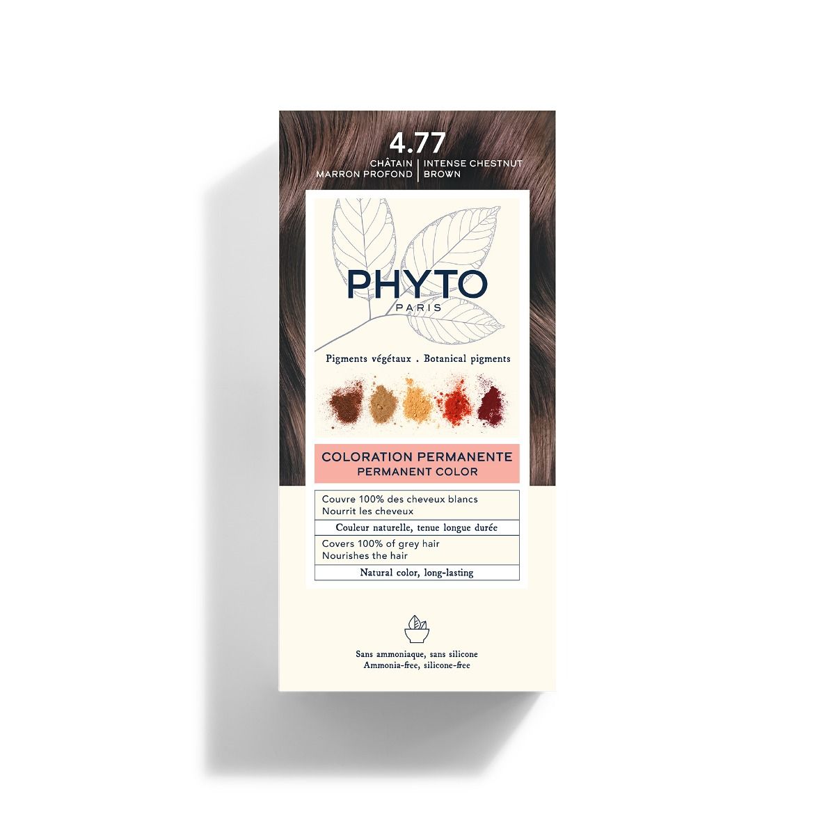 COLORAÇÃO PHYTO 4.77 Castanho Marron Profundo