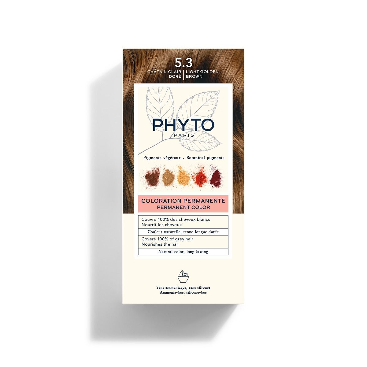 COLORAÇÃO PHYTO 5.3 Castanho Claro Dourado